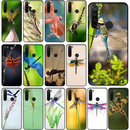 YNDFCNB beautiful dragonfly Phone Case for Xiaomi Redmi 5 5Plus 6 6A 4X 7 8 Note 5 5A 7 8 8Pro