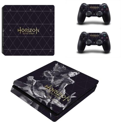 Horizon Zero Dawn PS4 Slim Skin Sticker For Sony PlayStation 4 Console and Controllers PS4 Slim Skins Sticker Decal Vinyl