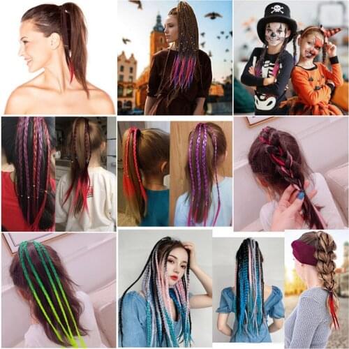 New Cute Girls Elastic Hair Rope Rubber Bands Braides Hair Accessories Wig Ponytail Hair Ring Kids Twist Braid Rope Hair Braider