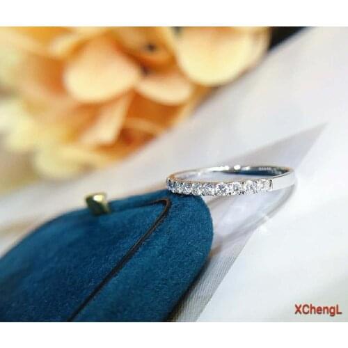 New fashion 18K(AU750) real goal 0.3ct rings jewelry for women&lady&gift