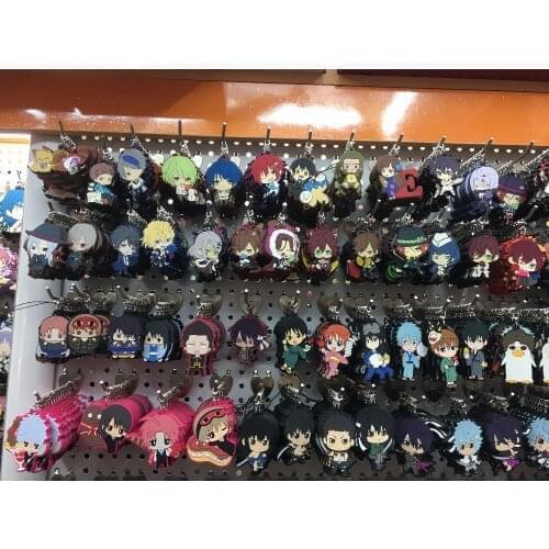 Wholesale Fate stay night/Touhou project/KUROKO NO BASK Original Japanese anime figure rubber mobile phone charms/keychain/strap