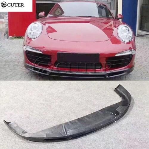 911 991.1 991.2 Carbon fiber front lip Spoiler front bumper diffuser splitter for Porsche 911 Carrera 991 GT3 13-16