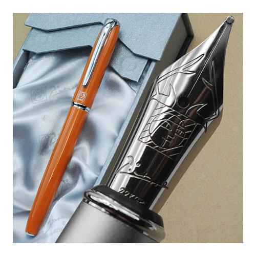 Picasso PS916 MALAGA Lacquered Orange M Nib Fountain Pens Free Shipping