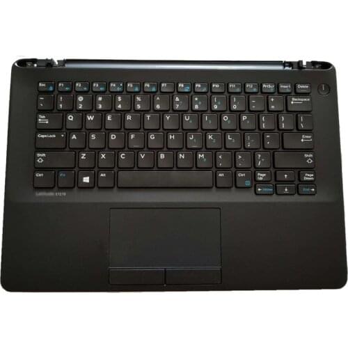 For DELL Latitude 7270 E7270 1G5D 0P1G5D Laptop Palmrest Upper Case US Keyboard Touchpad USB Board