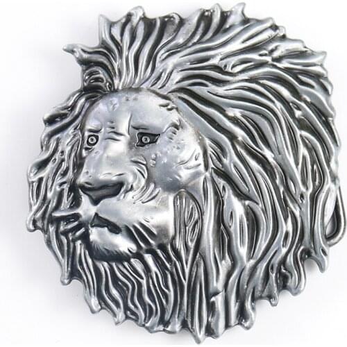 Animal Lion Belt Buckle for Men Buckles for Belts High Quality Western Cowboy Jeans Accessories Suitable for 4cm Width Belt