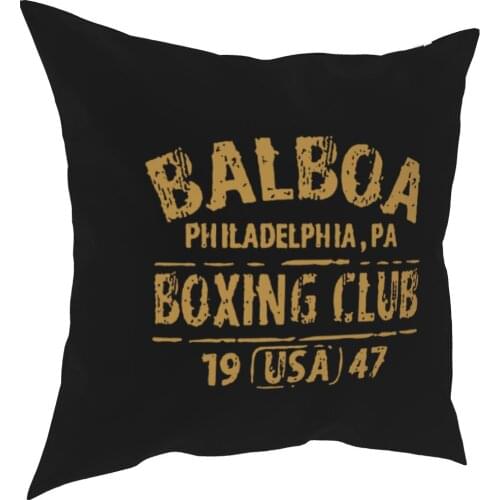 Rocky Balboa Boxing Club Handschuhe 1947 Kissen Abdeckungen Polyester Wohnzimmer Kissen Fall Lustige Dekorative Kissen 45*45cm