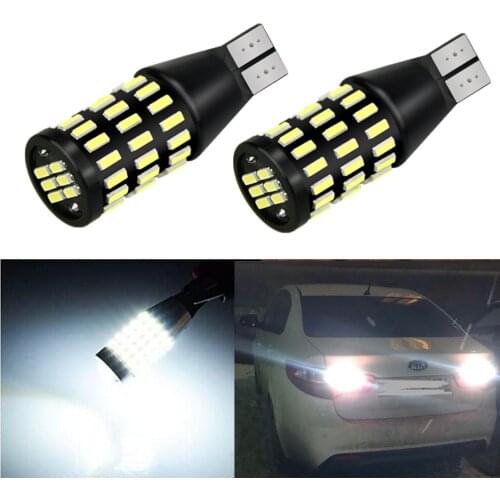 2Pcs W16W T15 LED Bulbs 912 921 No OBC Error 4014SMD LED Backup Light Car Reverse Lamps 6500k For Kia Rio Armrest Ceed Sportage