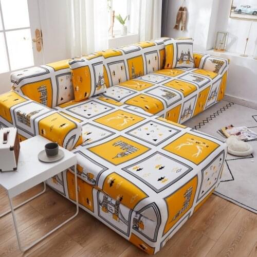 New L Shape Corner Couch for Sofa Cover Elastic Couch Cover for Sofa High Quality Sofa Slipcovers for Living Room 1/2/3/4-Seater