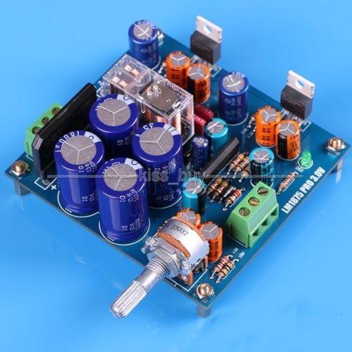 LM1875T Power Amplifier Double Channel HIFI fever level 2.0 UPC1237 Speaker Protection amp diy KitS