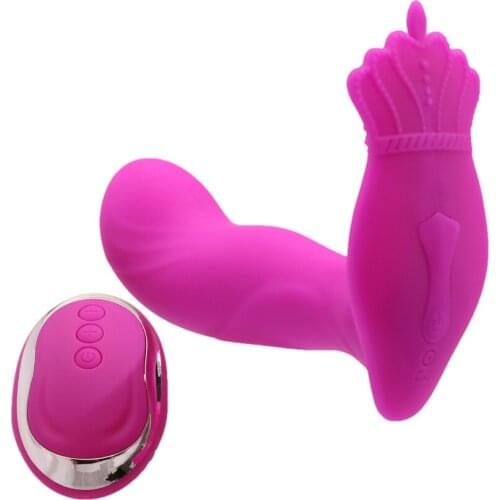 YEAIN Women Dual Motor Wireless Remote Control Vibrator Silicone USB Charged Invisible Vibrating Panties Vibrator Adult Sex Toy