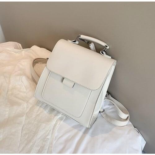 Women PU Leather Backpack Girls Mini Back pack Female High Quality Waterproof Bookbag School Bags For Teenage Girls Travel Bag