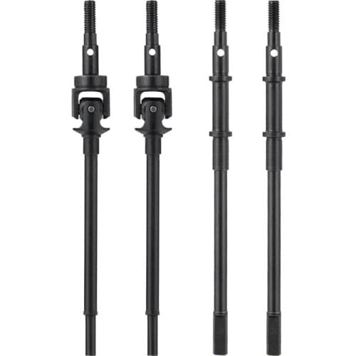 1/10 RC Crawler Metal Steel Front Rear Axle CVD Drive Shafts For Axial SCX10 II 90046