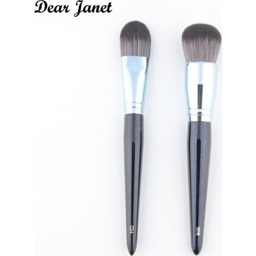1 piece Powder contour Foundation make up brushes Flat or round head Liquid cream foundation makeup brush High quality hair