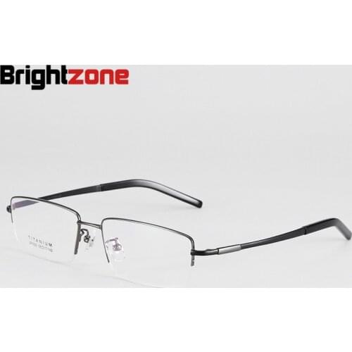 2021 Fashion Men Glasses Male Business Casual Eyeglasses Frame Vintage Glasses Optical Spectacle Frames Tiatnium Oculos De Grau