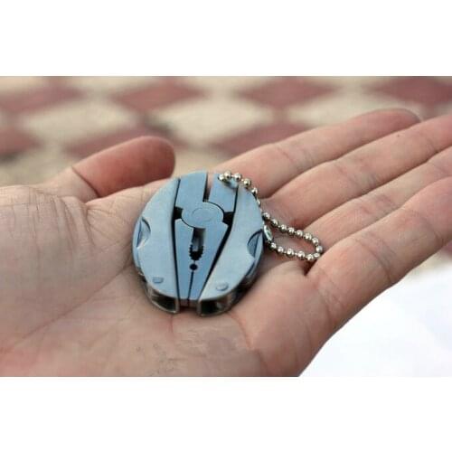 300pcs/lot Portable Mini Multi Function Folding Pocket purpose Plier Knife Keychain Screwdriver foldable tong lin2263