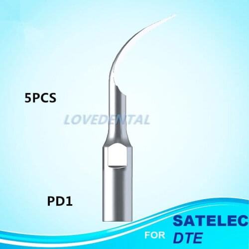 5pcs Dental Scaler Perio Tips PD1 In Teeth Whitening For SATELEC,DTE Handpiece
