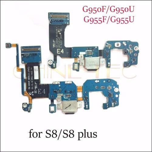 50pcs 100% new original For Samsung Galaxy S8 G950F G950U S8 plus G955F G955U usb charger charging connector flex cable