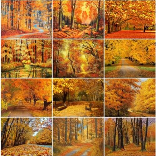 Evershine Diamond Painting Landscape Full Drill Diamond Embroidery Tree 5D DIY Needlework Cross Stitch Autumn Decor For Home