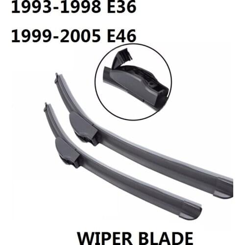 Car Auto Front Wiper Blades For BMW 3 Series E36 E46 1993-2005 Car Windscreen Rubber New