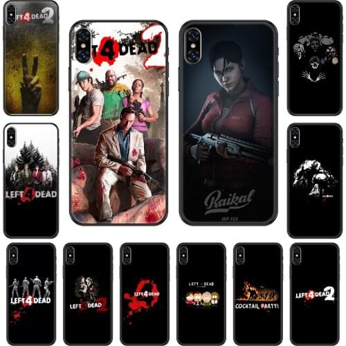 Game left 4 dead 2 l4d2 Phone Case Cover Hull For iphone 5 5s se 2 6 6s 7 8 12 mini plus X XS XR 11 PRO MAX black trend cover