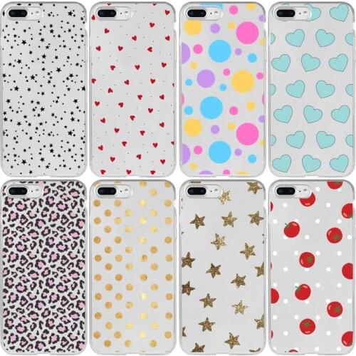 Polka Dot Black Star Red Heart Cover Case for Xiaomi Redmi K20 K30 4X 4A 5A 6A 7A 8A 9C 9A Pro Plus