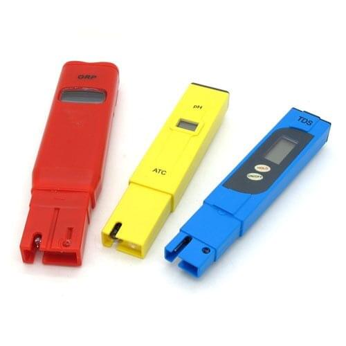 Digital PH TDS ORP Redox Meter Pocket Pen Electric Electrolyzer Water Quality Purity Filter Tester Tool kit for Pool Aquarium