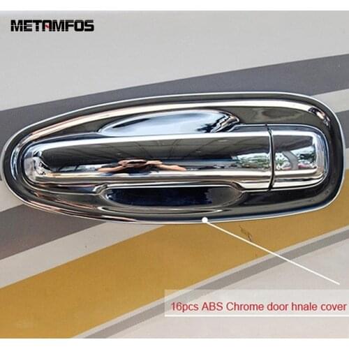 For Toyota Prado J150 2010-2018 2019 2020 Chrome Door Handle Bowl Cover Trim Molding Decoration Sticker Exterior Car Accessories