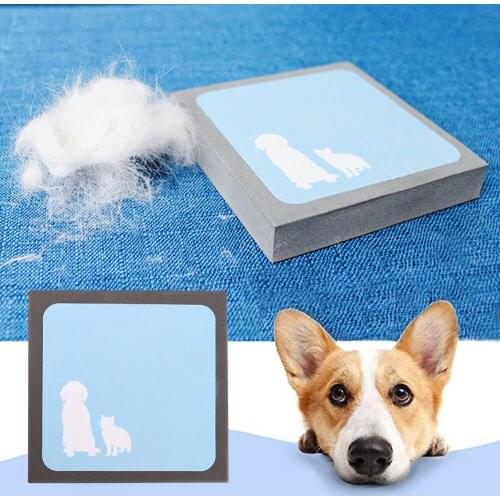 Foam Sponge Pet Hair Fur Remover Brush Static Electricity Animal Cat Dogs Fur Cleaner Brushes Car Seats Beds Mats Cleaning Tools