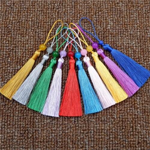 Tassel Fringe brush curtain Decor Pendants Tassel for Keychain earring findings DIY craft supplies Jewelry 25mm, 10 PCs
