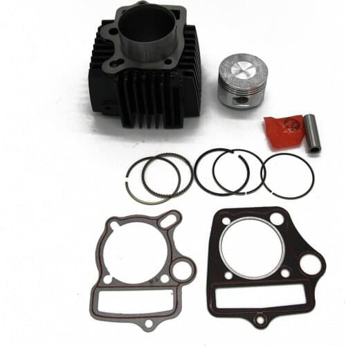 Motorcycle Motorbike Big Bore 52mm Cylinder Kit Piston 110CC Gasket Set