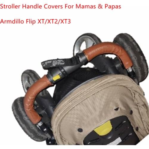 Leather Covers For Mamas & Papas Armdillo Flip XT/XT2/XT3 Stroller Pram Handle Sleeve Case Armrest Protective Cover Accessories