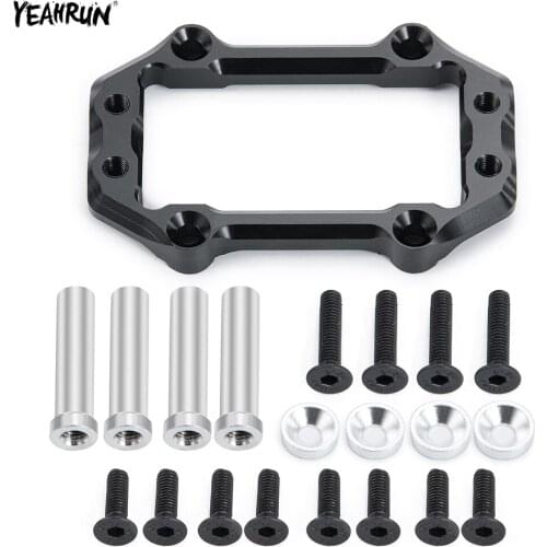 YEAHRUN Metal Aluminum Alloy Steering Servo Mount with Screws Set For 1/8 Arrma Kraton 6S RC Crawler Car Upgrade Parts