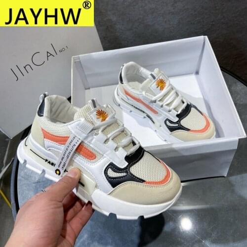 JAYHW Female Sneakers Sports Casual Shoes Lace-Up Platform Women Breathable Mixed Colors Ladies Sneakers Woman Vulcanize Shoes