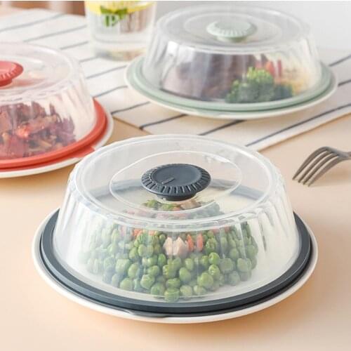 Professional Microwave Food Anti-Sputtering Cover With Handle Heat Resistant Lid for Microwave Food Dropshipping