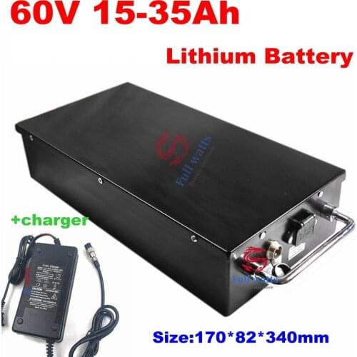 60V 20Ah 25Ah 30Ah 12Ah 15Ah 18Ah Lithium ion battery li ion BMS for X7 X8 X9 X20harley citycoco scooter bicycle +charger
