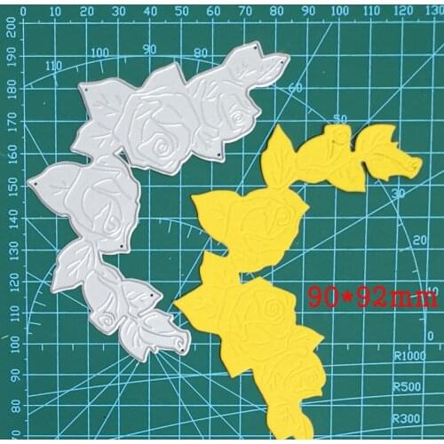 Metal Cutting Dies etch flower leaves Craft Die mold for DIY Scrapbooking Paper Cards Decorative Crafts Embossing Die Template