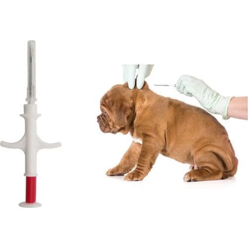 ISO11784/5 FDX-B cat dog microchip animal syringe ID implant pet chip needle vet RFID injector tag for aquaculture fish