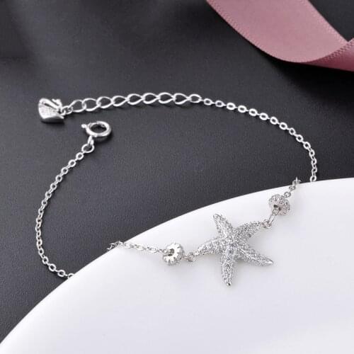 Fashion Bracelet For Women Genuine 925 Sterling Silver Bracelet Jewelry Accessories Anniversary Gift For Lady Party Decoration