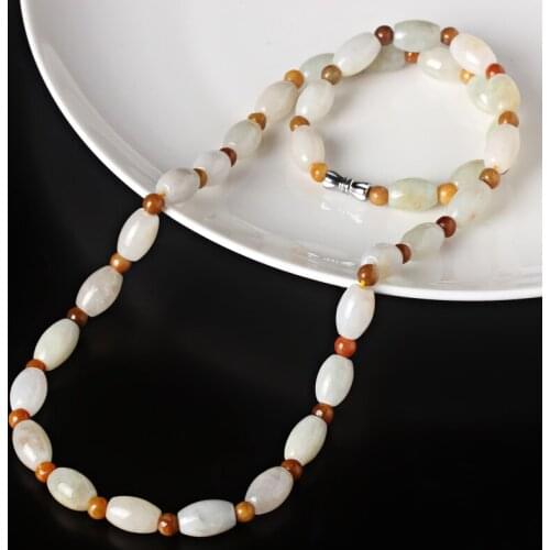 Men and women models Emerald A goods link pass transfer necklace Lucky Yellow Dragonfly necklace Beads Necklace en2972