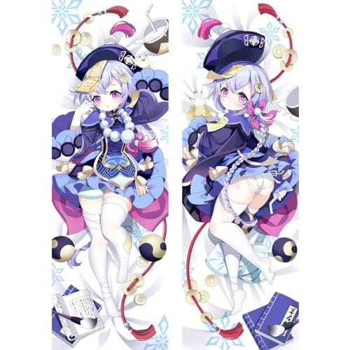 Genshin Impact Key Roles Raiden Shogun Rosaria Hutao & Eula Pillow Cover Klee Dakimakura Body Pillowcase