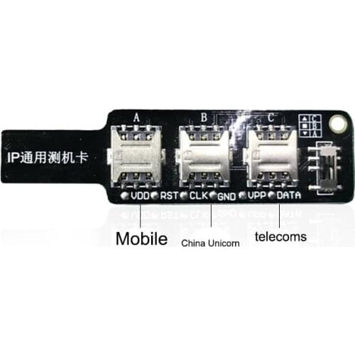 NOVFIX IP universal tester card holder signal SIM test card tray module for iphone ipad repair slot