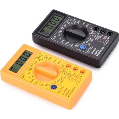 Newest DT-830B LCD Digital Yellow Voltmeter Ohmmeter Ammeter Multimeter Handheld Tester DT830B AC DC home tester #20