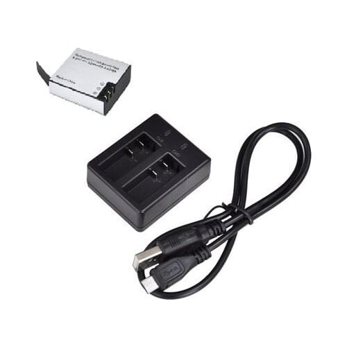 Original Hawkeye Firefly 8S 8SE 7S X Action Camera 3.85V 1200mAh Lipo Replacement Battery With 2 In 1 Battery USB Charger Kit