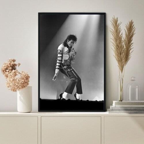 Michael Jackson Poster Music Star Singer Hip Hop Rap Canvas Print Wall Painting Home Decoration