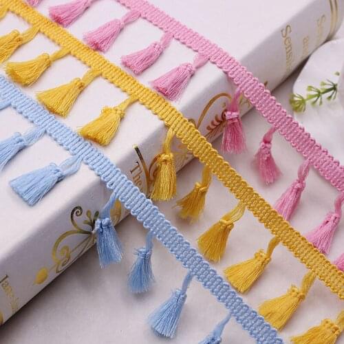 Tassel Fringes Trim Tassel Ribbon For Home Wedding Decoration Lace Fabric DIY Sewing Dress Stage Garment rtains Accessories