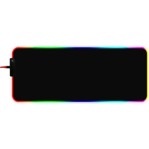 RGB Luminous Gaming Mouse Pad Colorful Oversized Glowing USB LED Extended Illuminated Keyboard PU Non-slip Blanket Mat