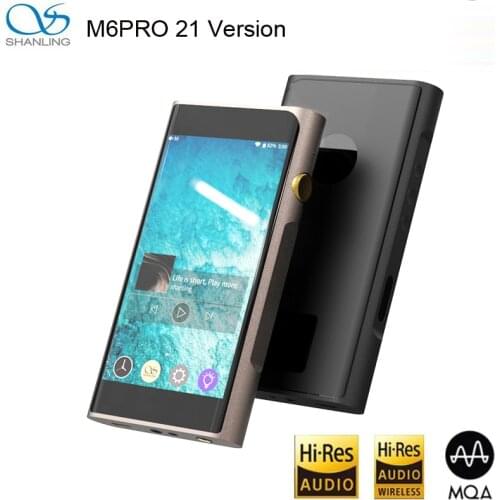 SHANLING M6 Pro 21 Version Dual ES9068AS MQA DSD256 32bit/768kHz 3.5/2.5/4.4mm Outputs Open Android HiFi Music Player