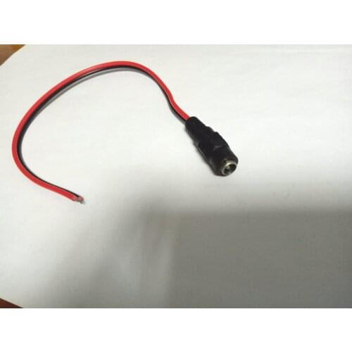 2000pcs DC Power Patch Cable 5.5mm x 2.1mm-Female Socket cable 26cm New