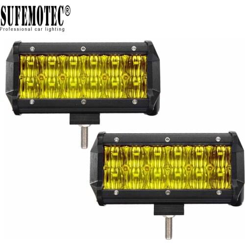 2Pcs 5D 7 Inch 60W LED Work Light Bar for Tractor Boat OffRoad 4WD 4x4 Truck ATV SUV 12V 24v Fog Driving Lamp Pick Up Lights