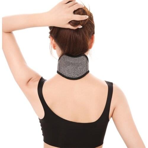Tourmaline Neck Support Orthotic Magnetic Therapy Wrap Protect Tourmaline Tape Heat Pads For Neck Pain Backm